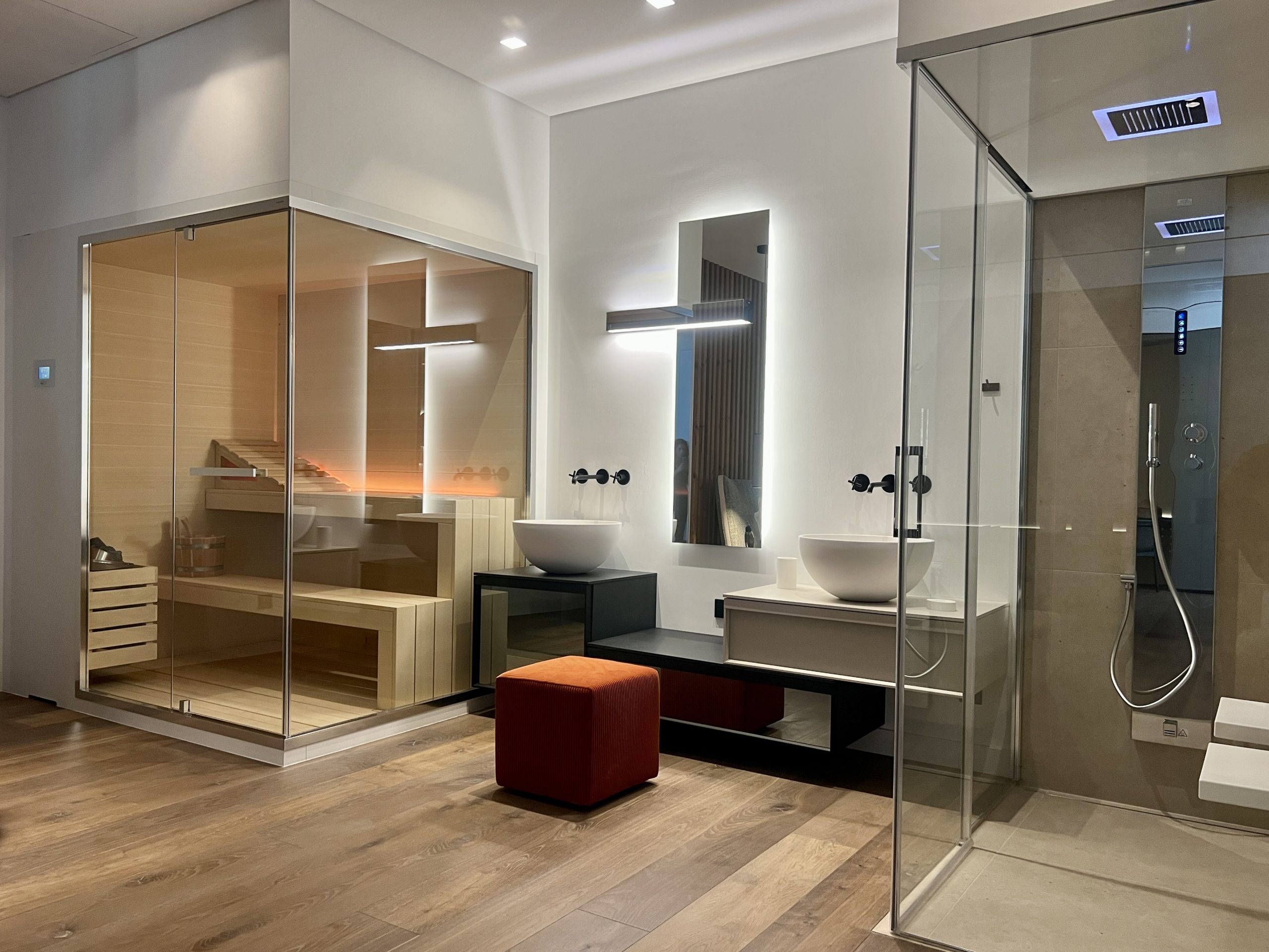 Algarve Interior Design - Bathroom and Sauna showroom Lagos